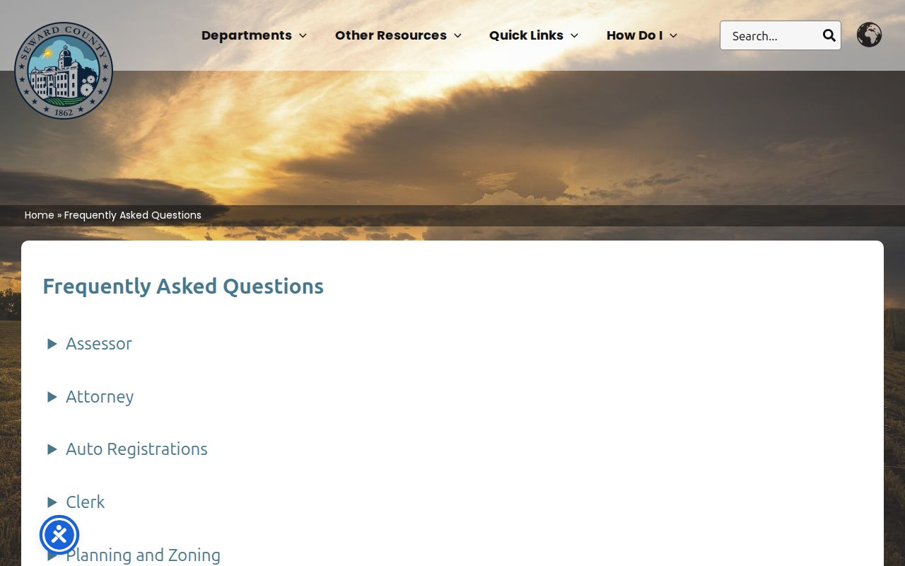 Seward County court calendar county FAQ case date information source