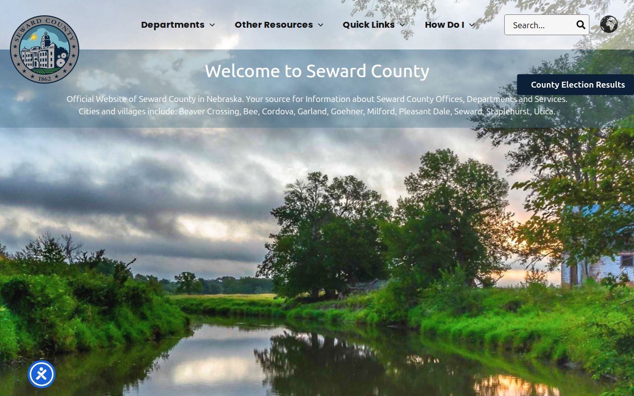 Seward County court docket county government department access